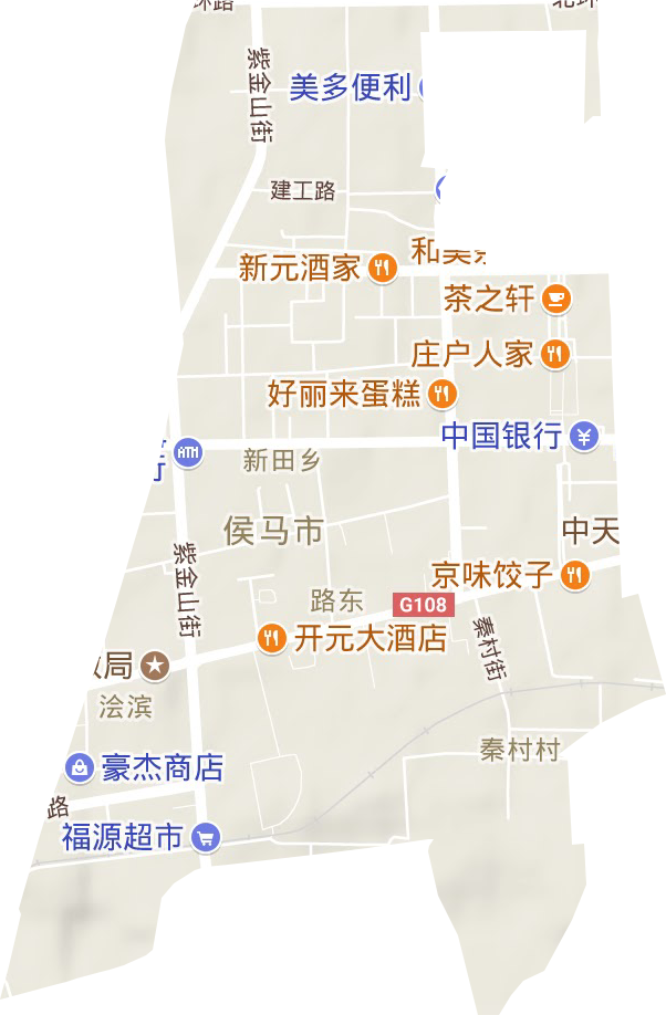 路東街道地形圖