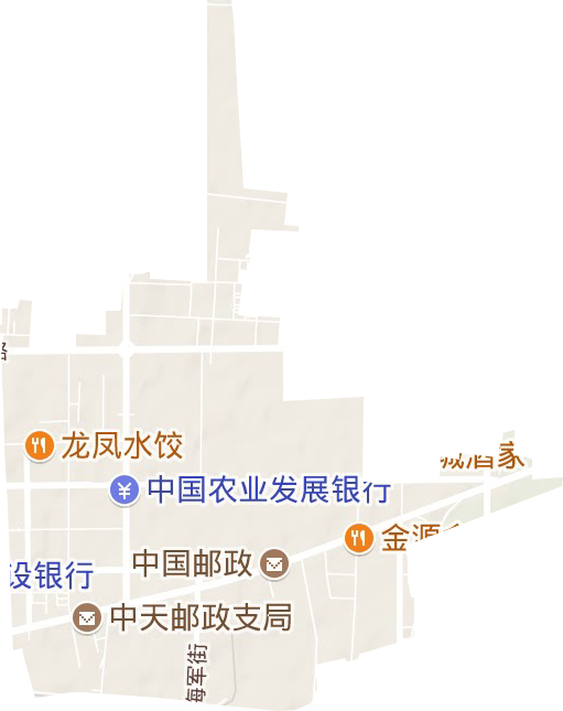 澮濱街道地形圖