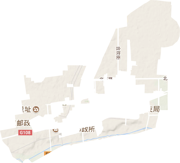 新田鄉(xiāng)地形圖