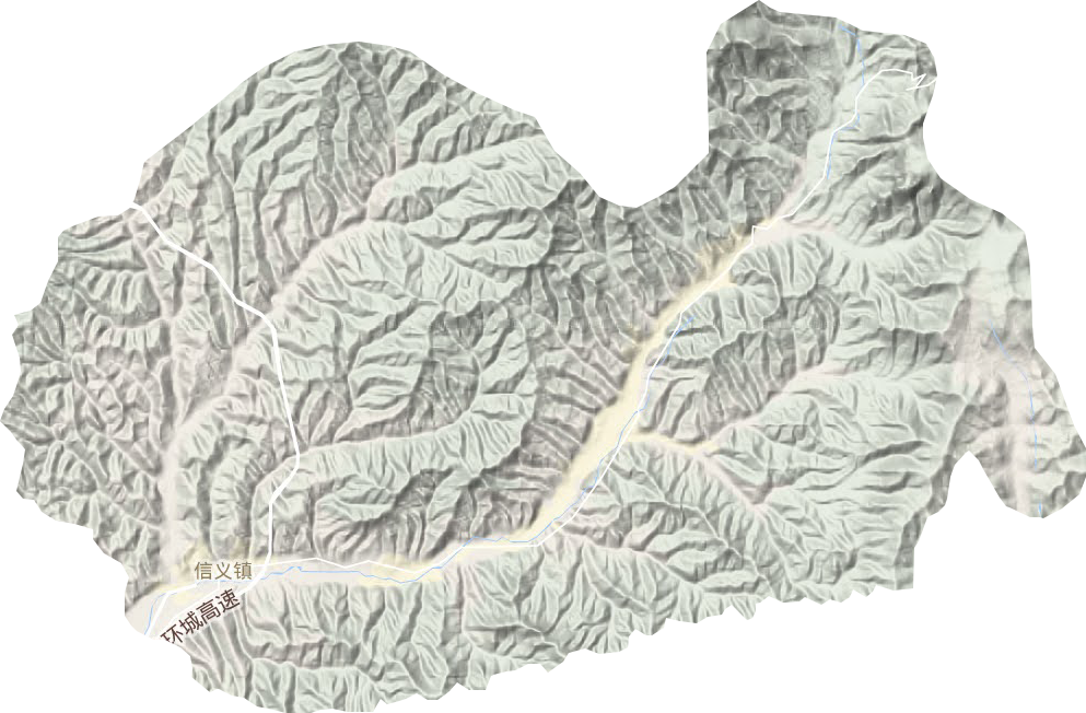 信義鎮地形圖