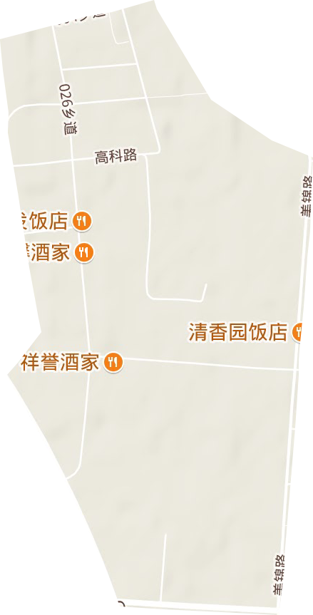 夏家營生態工業園區管委會地形圖
