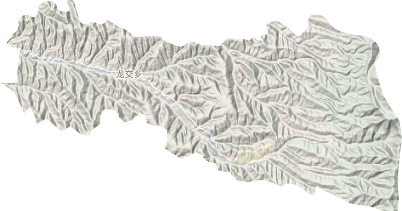 龍交鄉地形圖