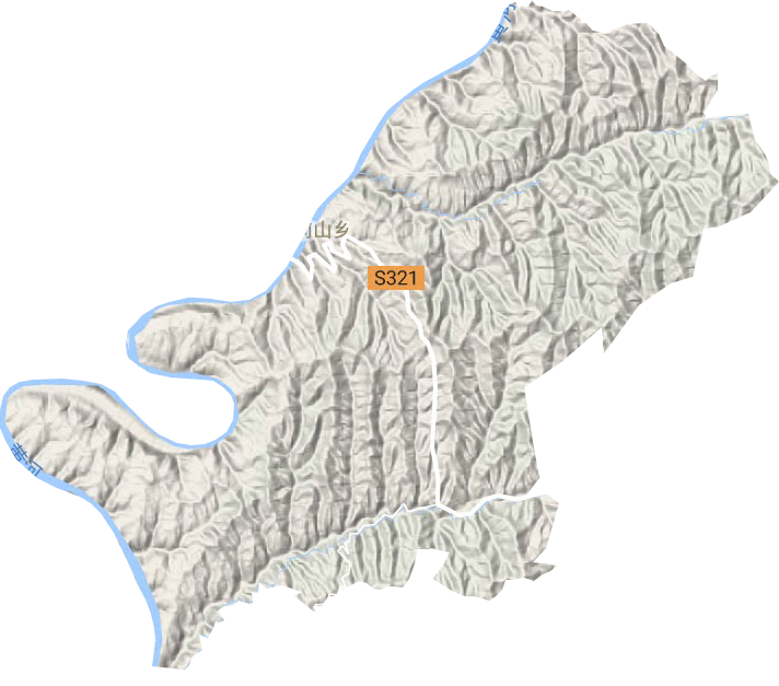 前山鄉地形圖