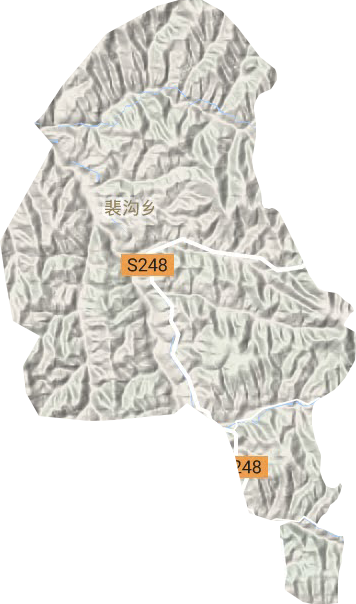 裴溝鄉地形圖