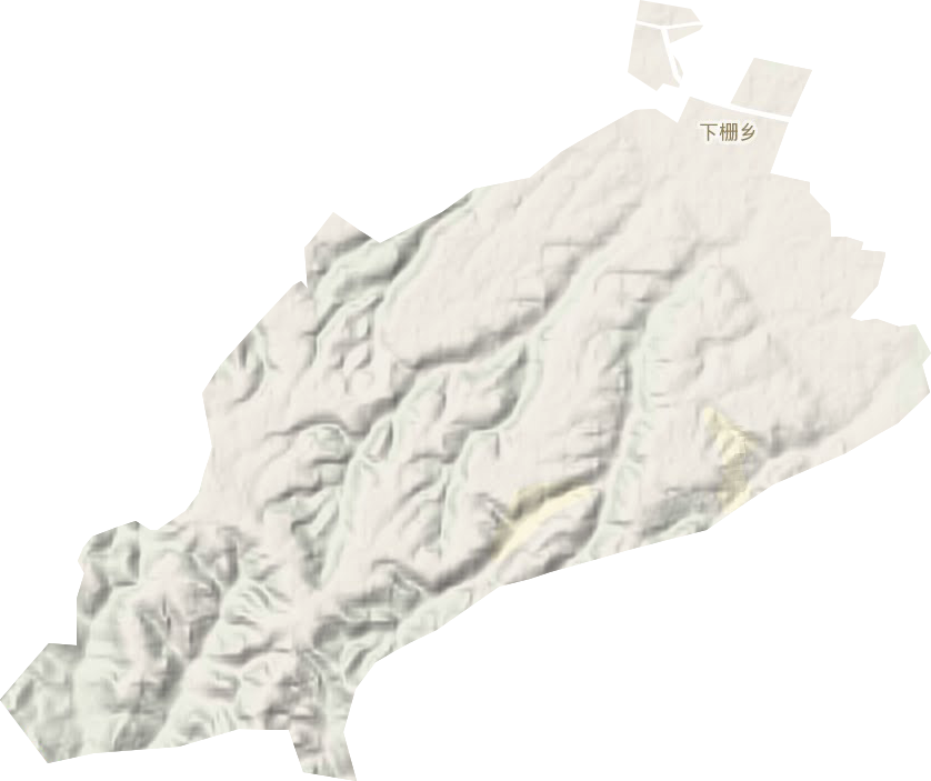 下柵鄉地形圖