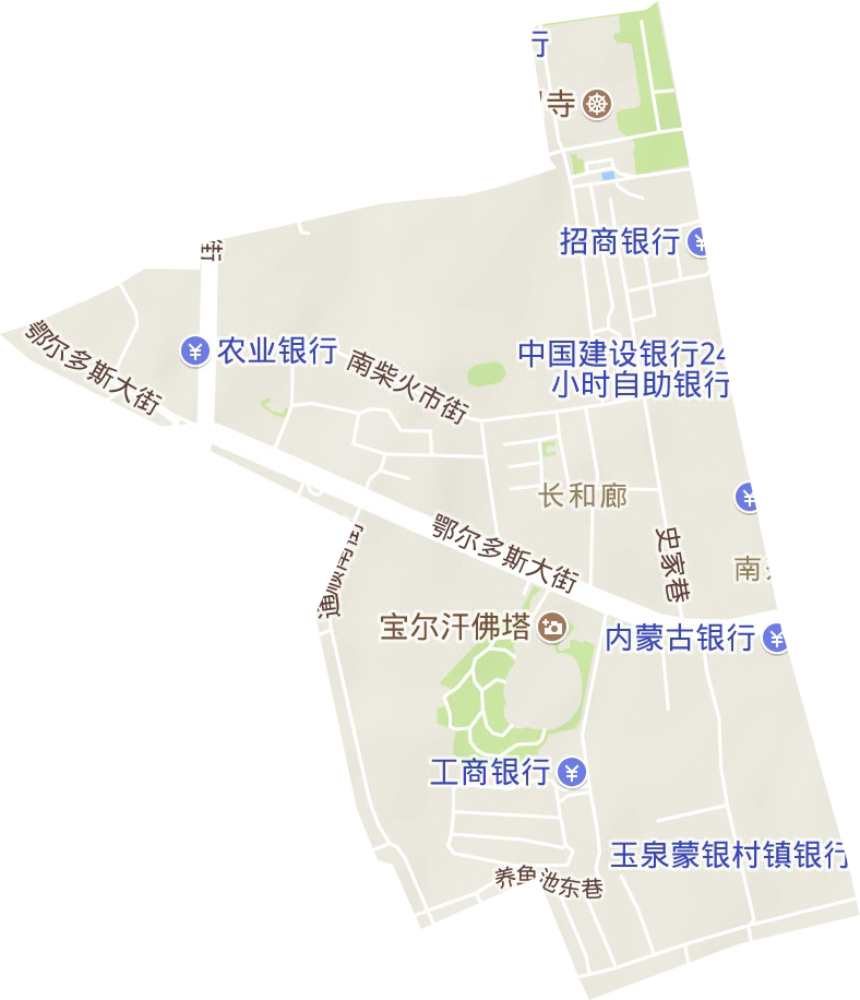 長和廊辦事處地形圖