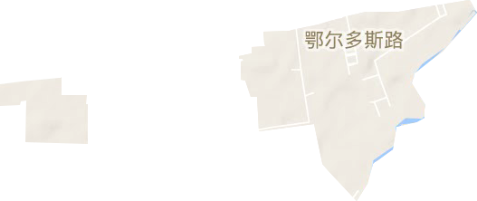 鄂爾多斯路辦事處地形圖