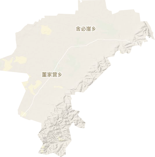 舍必崖鄉地形圖