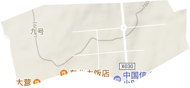 武川金三角開發區地形圖