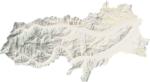 城子鄉地形圖