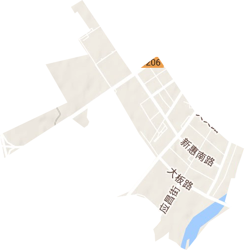 全寧街道地形圖