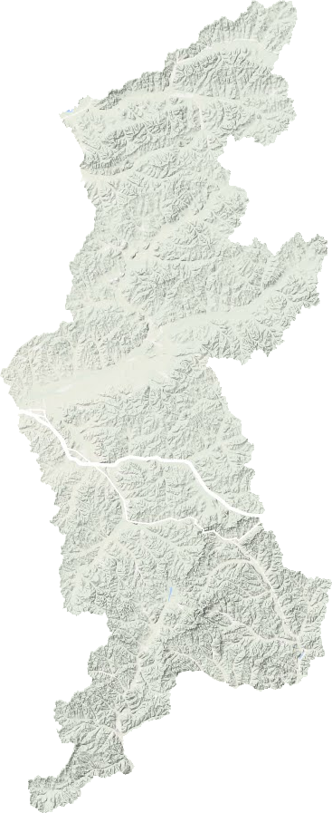 牙克石市地形圖