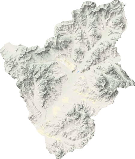 索博日嘎鎮(zhèn)地形圖