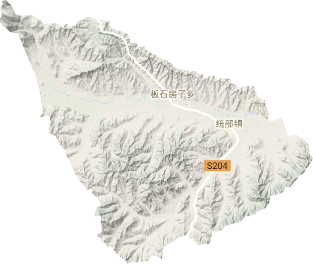 統部鎮地形圖