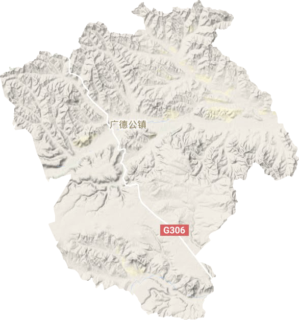 廣德公鎮地形圖