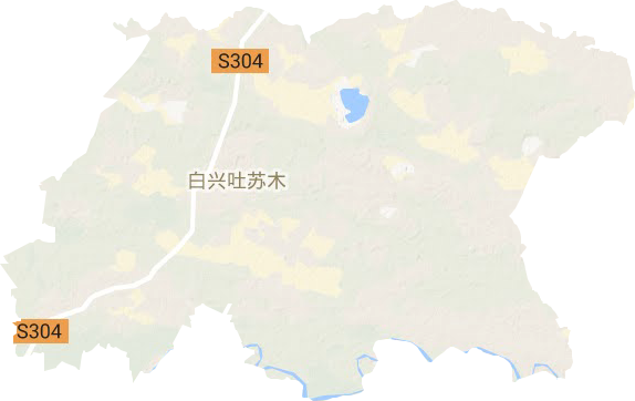 白興吐蘇木鄉(xiāng)地形圖