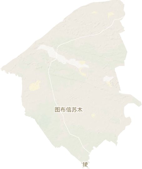 圖布信蘇木鄉(xiāng)地形圖