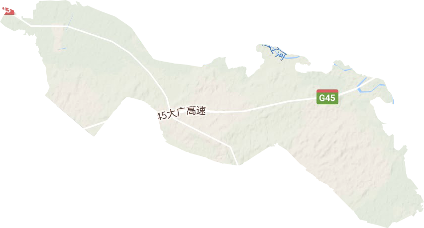 白音塔拉農場地形圖