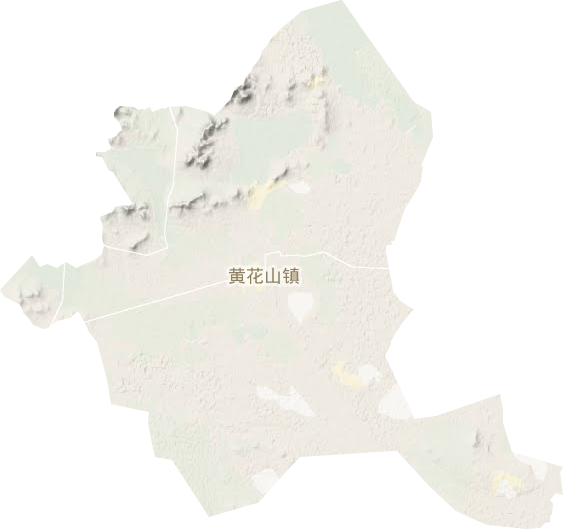 烏額格其牧場地形圖