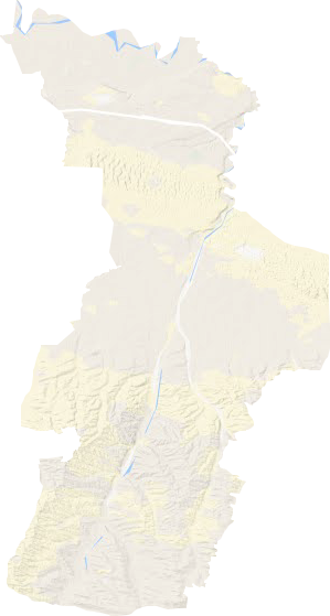 恩格貝鎮地形圖