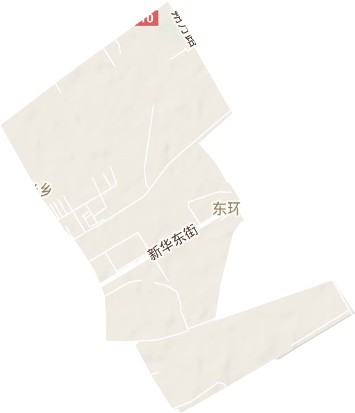 東環路辦事處地形圖