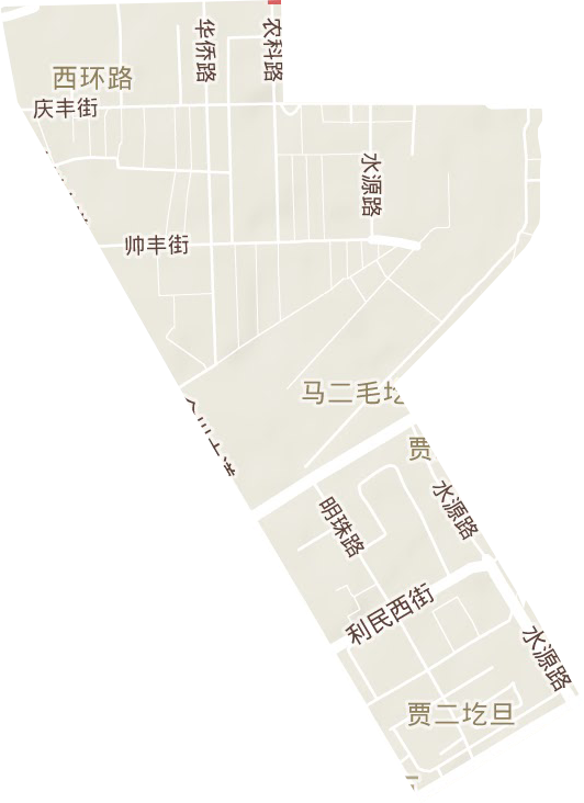 西環(huán)路辦事處地形圖
