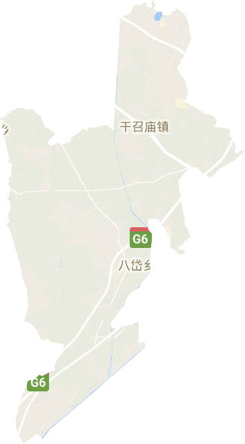 干召廟鎮地形圖
