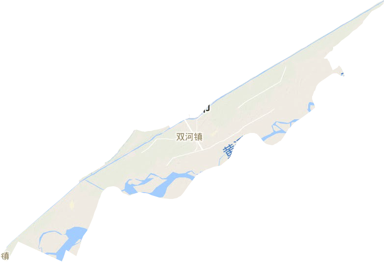 雙河鎮(zhèn)地形圖