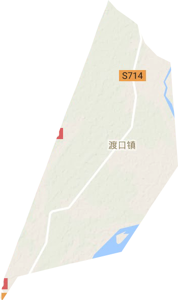 渡口鎮地形圖