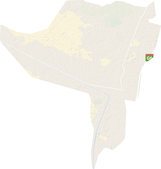 烏蘭布和農場地形圖