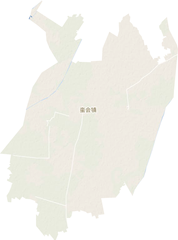 蠻會鎮(zhèn)地形圖