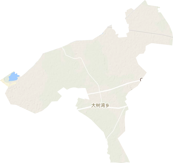 蒙海鎮地形圖
