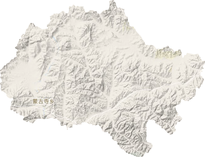 大灘鄉地形圖
