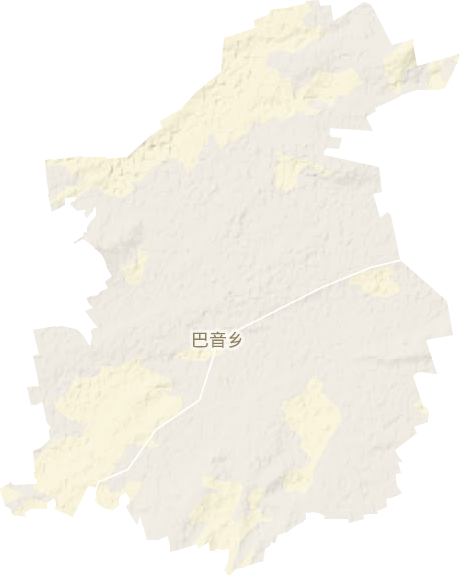 巴音鄉(xiāng)地形圖