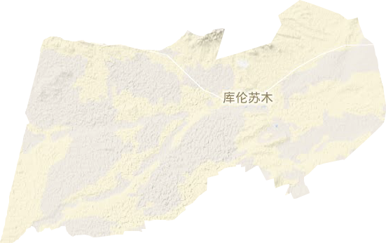 庫聯蘇木地形圖