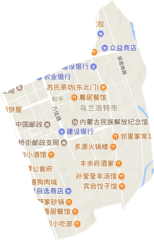 和平辦事處地形圖