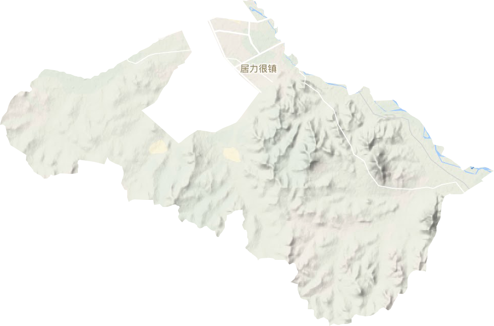 居力很鎮地形圖