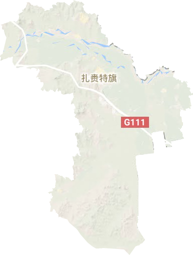 音德爾鎮(zhèn)地形圖