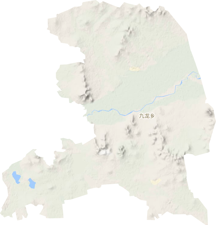 九龍鄉(xiāng)地形圖