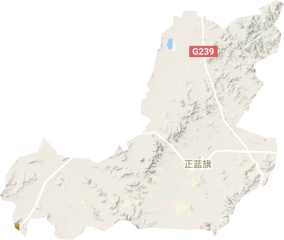 上都鎮地形圖