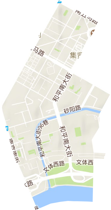 集賢街道地形圖