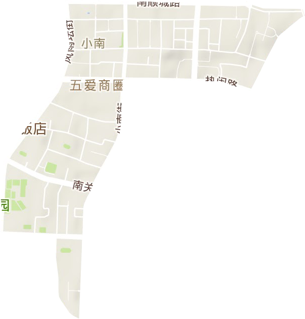 濱河街道地形圖