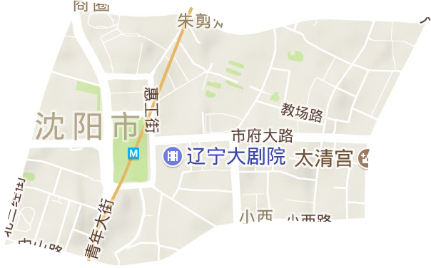 朱剪爐街道地形圖