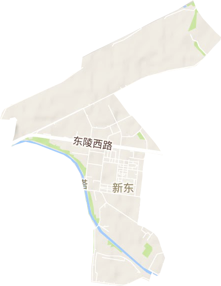 新東街道地形圖