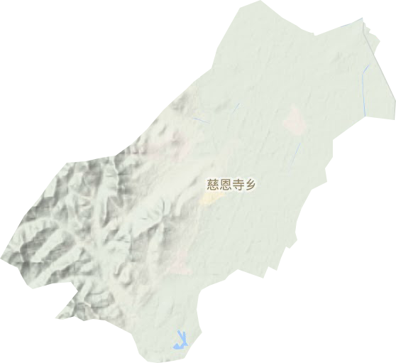 慈恩寺鄉(xiāng)地形圖