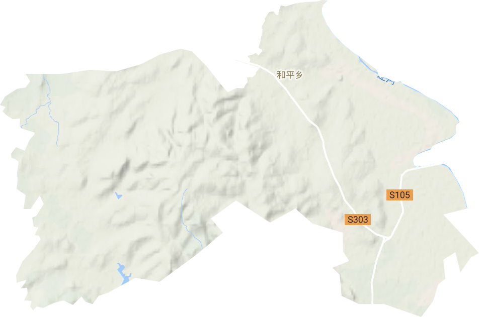 和平鄉地形圖