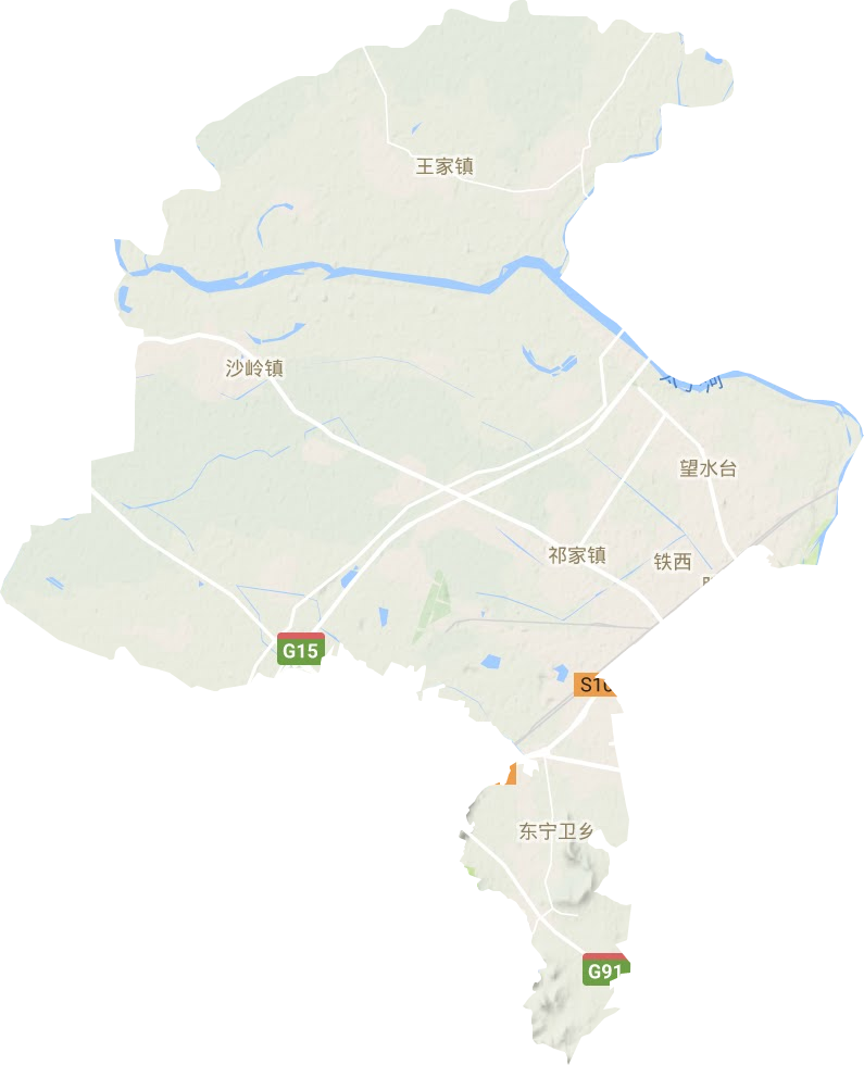 太子河區地形圖