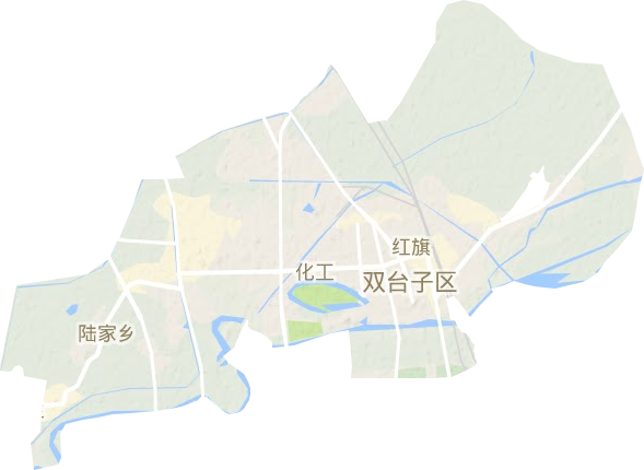 雙臺(tái)子區(qū)地形圖
