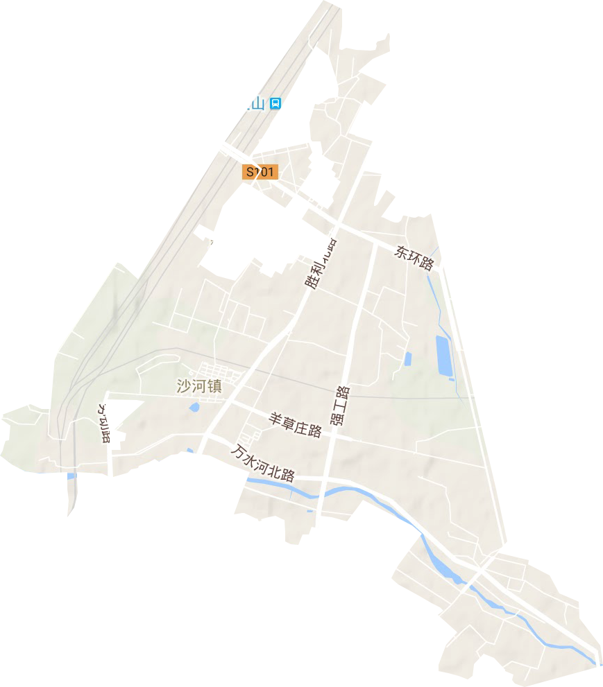 濱河街道地形圖