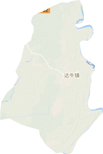 達牛鎮地形圖